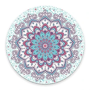 7.9" Round rubber mouse pad