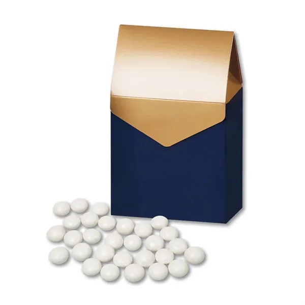 Chocolate Gourmet Mints in Navy & Gold Gift Box - Image 2
