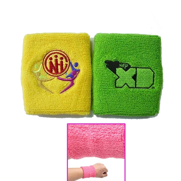 Custom Sport Wristband Or Wrist Support With Embroidery LOGO - Image 2