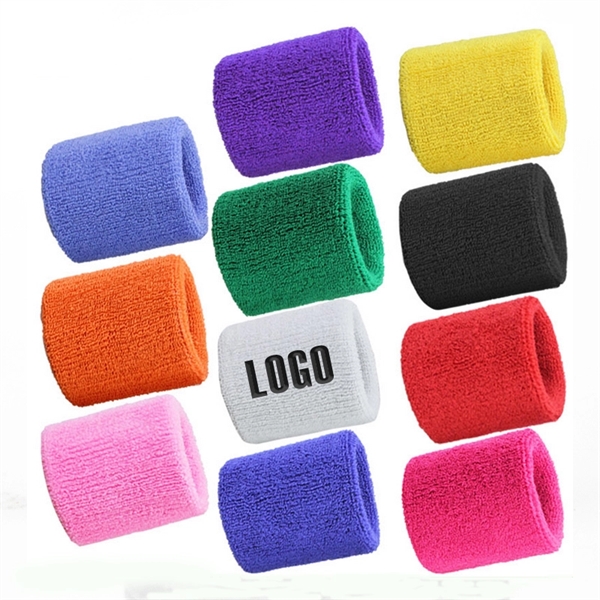 Custom Sport Wristband Or Wrist Support With Embroidery LOGO - Image 1