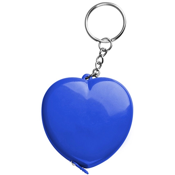 Heart Shaped Tape Measure w/ Key Chain - Image 2