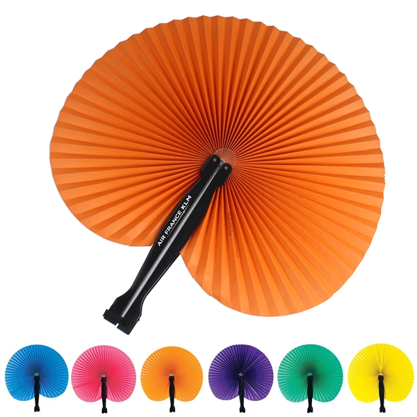 Colorful Folding Fan - Image 1
