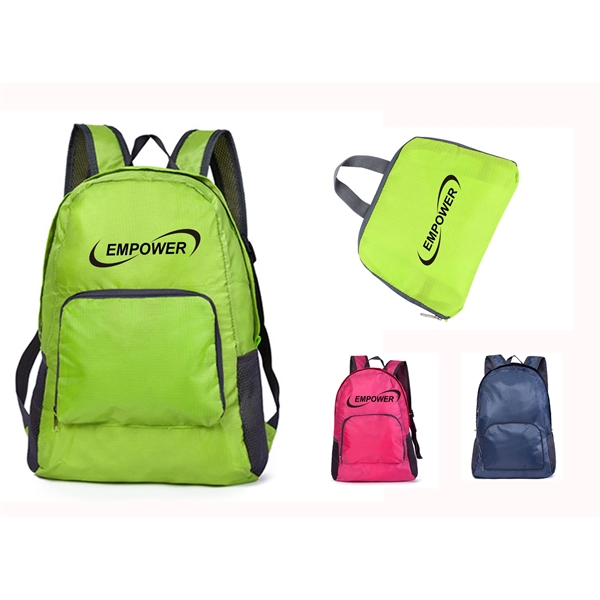 Lightweight Nylon Foldable Backpack - Image 1