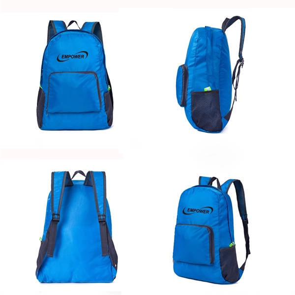 Lightweight Nylon Foldable Backpack - Image 3