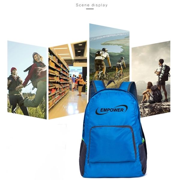 Lightweight Nylon Foldable Backpack - Image 4