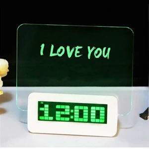 5 1/2" LED Memo Board with Clock Calendar Temperature