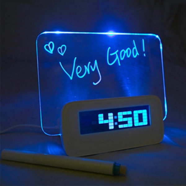 5 1/2" LED Memo Board with Clock Calendar Temperature - Image 3