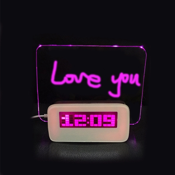 5 1/2" LED Memo Board with Clock Calendar Temperature - Image 4