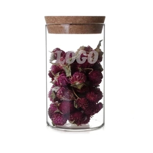 Glass Storage Canister with Cork Lid