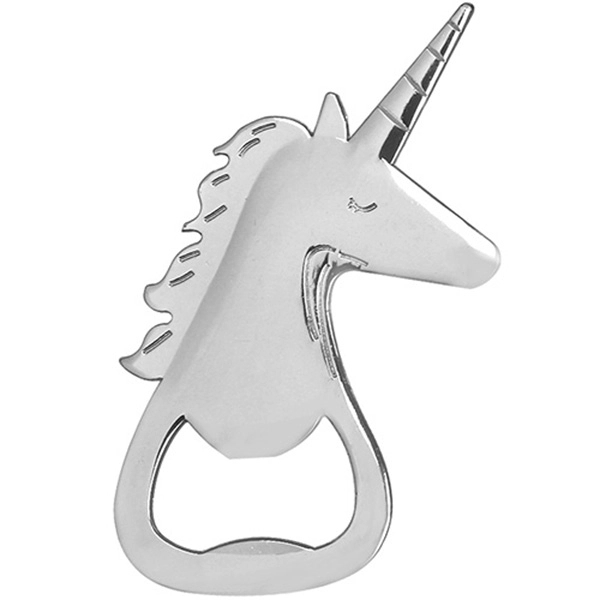 Unicorn Shaped Bottle Opener w/ Key Ring - Image 3