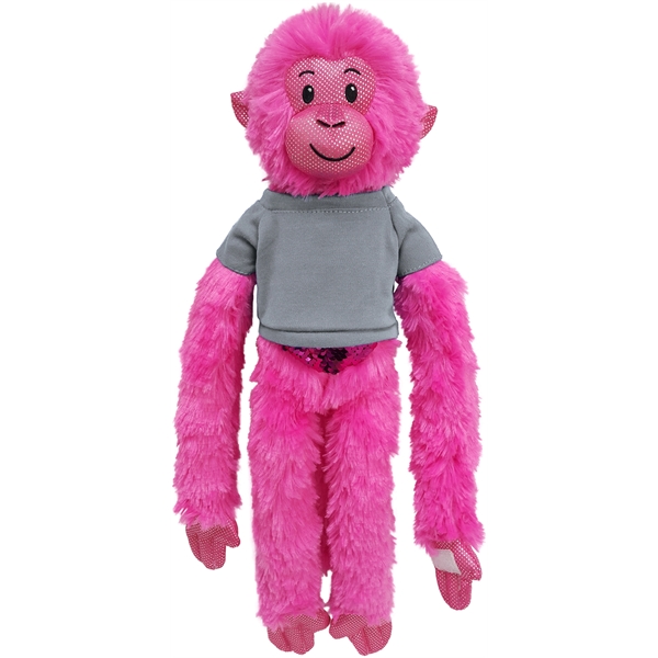 21" Hot Pink Spider Monkey with Sequins - Image 14