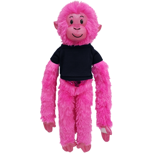 21" Hot Pink Spider Monkey with Sequins - Image 15