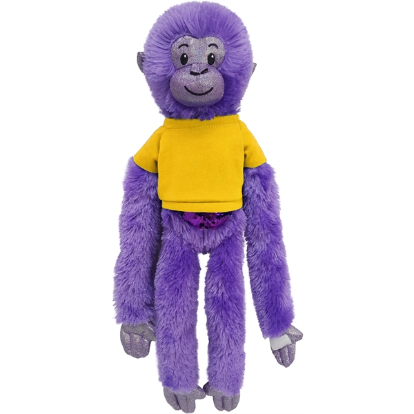 21" Purple Spider Monkey with Sequins - Image 11