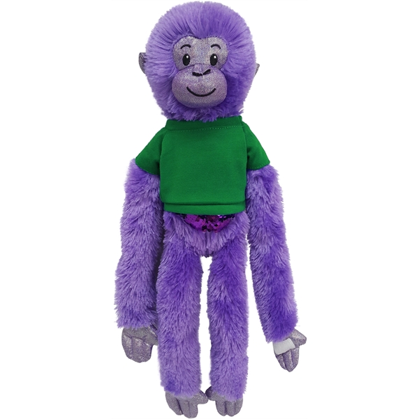 21" Purple Spider Monkey with Sequins - Image 12