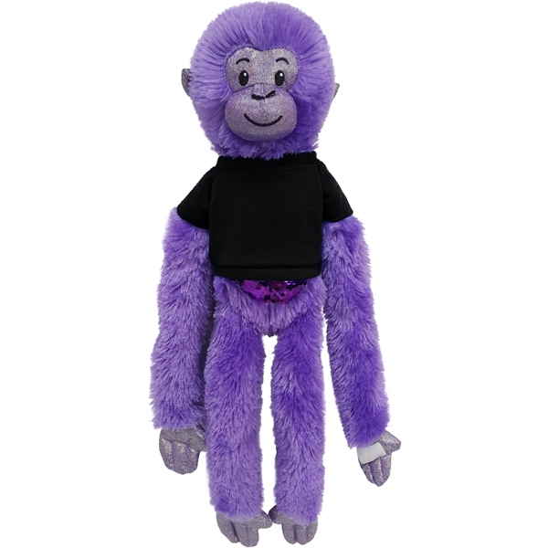 21" Purple Spider Monkey with Sequins - Image 15