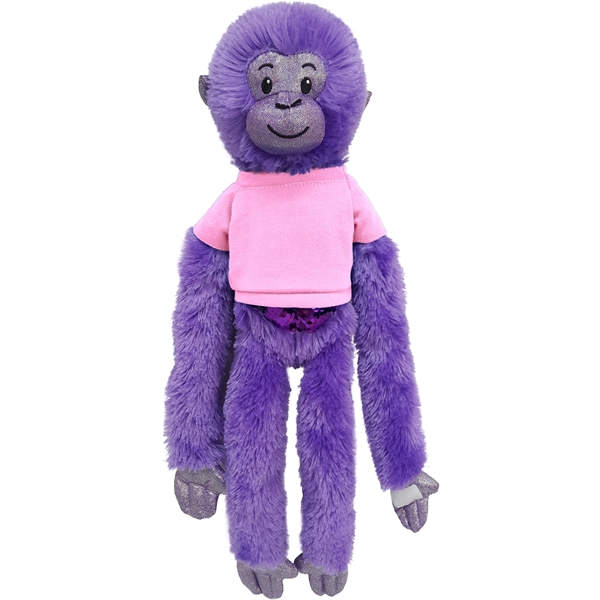 21" Purple Spider Monkey with Sequins - Image 16