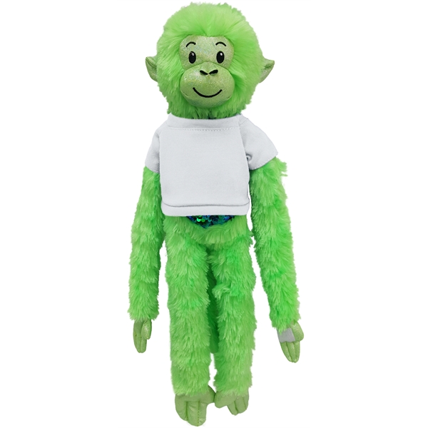 21" Green Spider Monkey with Sequins - Image 9