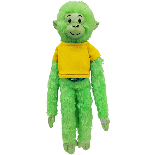 21" Green Spider Monkey with Sequins - Image 11