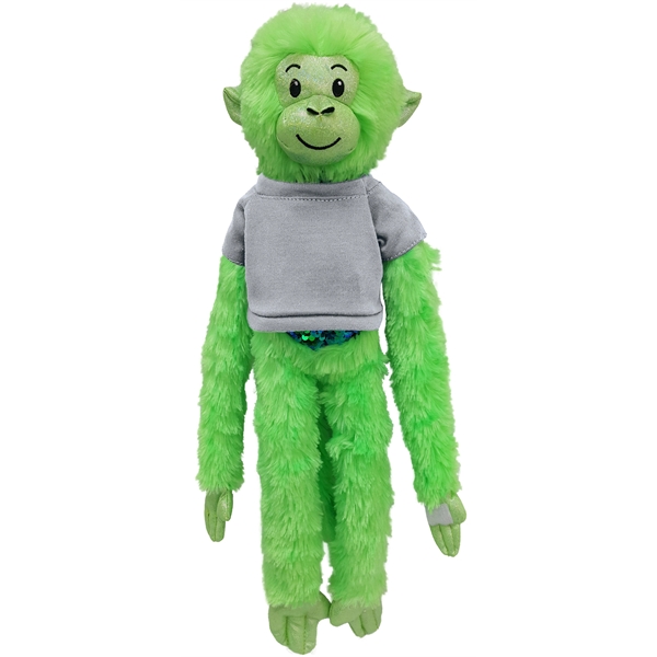 21" Green Spider Monkey with Sequins - Image 14
