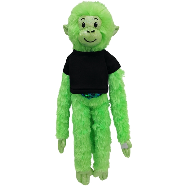 21" Green Spider Monkey with Sequins - Image 15
