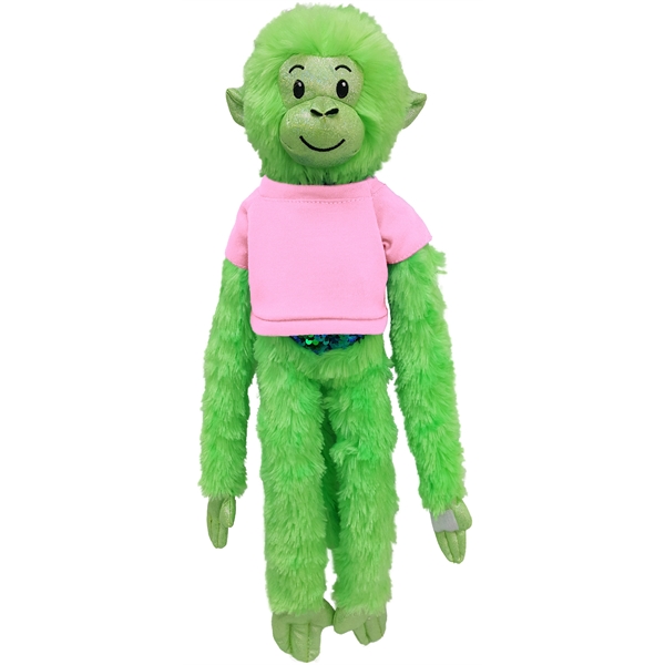 21" Green Spider Monkey with Sequins - Image 16