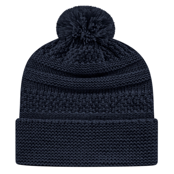 In Stock Cable Knit Cap - Image 2