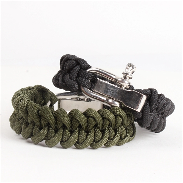 Paracord Bracelet With Metal Buckle - Image 2