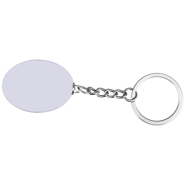 Oval Crystal Key Ring - Image 2