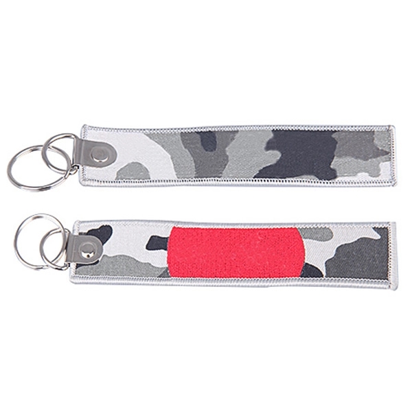 Embroidered Keychain w/ Camouflage Pattern  - Image 2