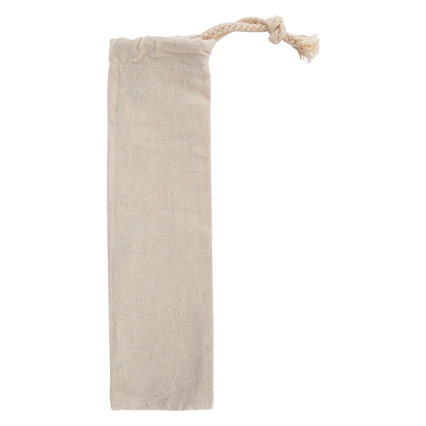 Bamboo Toothbrush In Cotton Pouch - Image 2