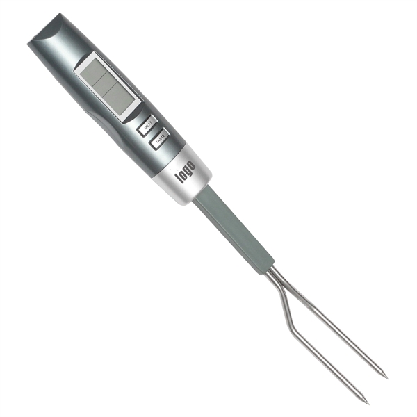 Digital BBQ Food Thermometer With Fork - Image 3