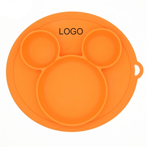 Adsorbable Baby Silicone Plate Bowl - Image 2