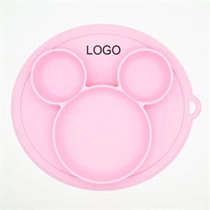 Adsorbable Baby Silicone Plate Bowl