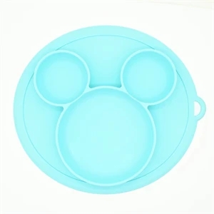 Adsorbable Baby Silicone Plate Bowl
