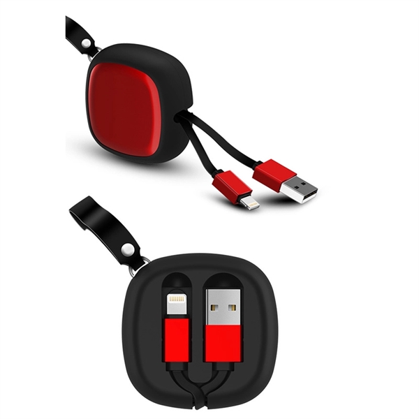 Retractable USB Charger Cable - Image 1