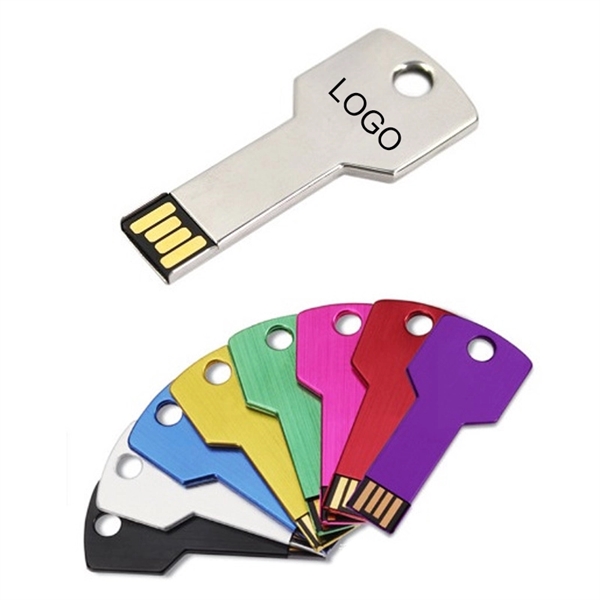 Key Shape USB Flash Drive - Image 1