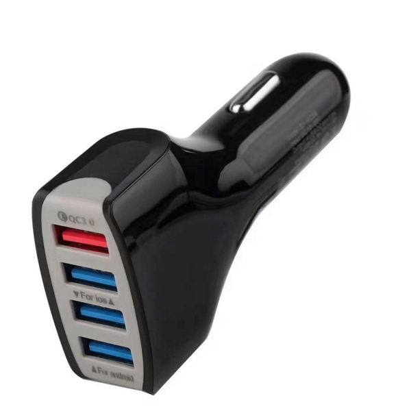 4 Port USB Car Charger Adaptor - Image 3