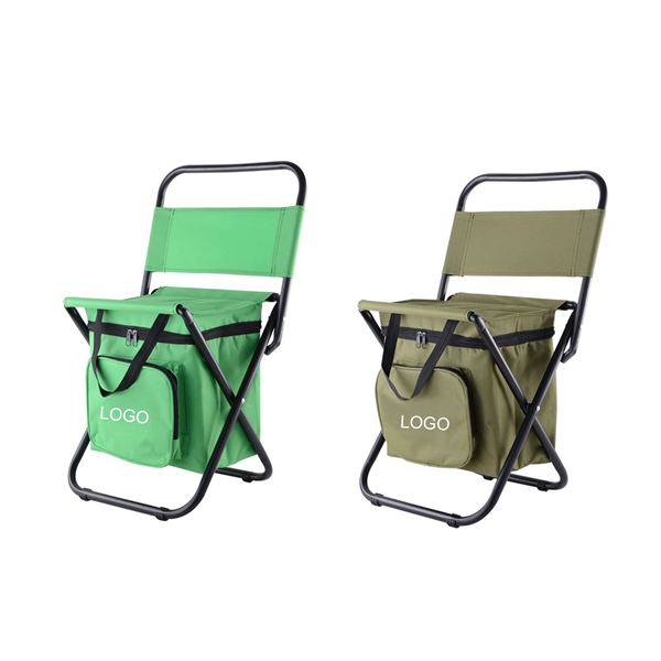 Folding Cooler Beach Chair - Image 2