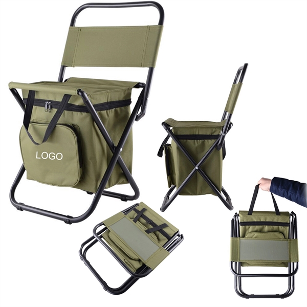 Folding Cooler Beach Chair - Image 1