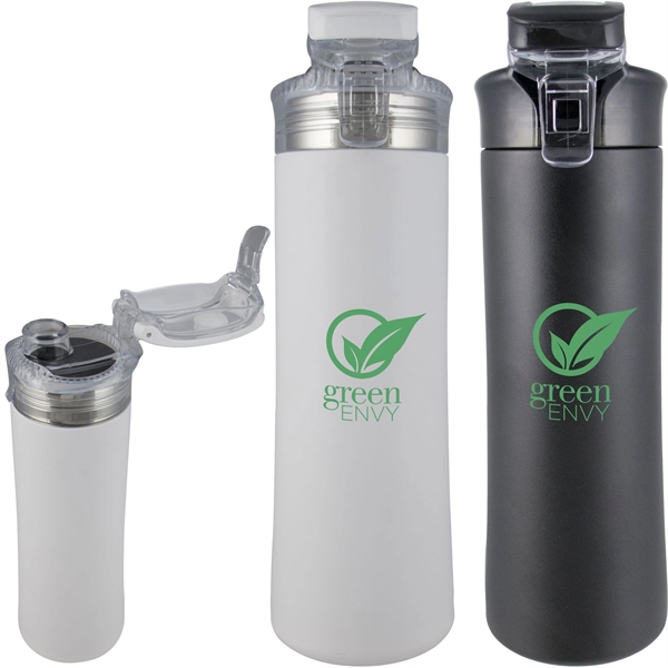 23 oz Double Wall Stainless Sports Bottle - Image 1