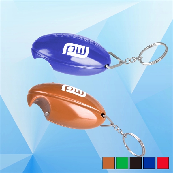 Rugby Football Bottle Opener Key chain - Image 1