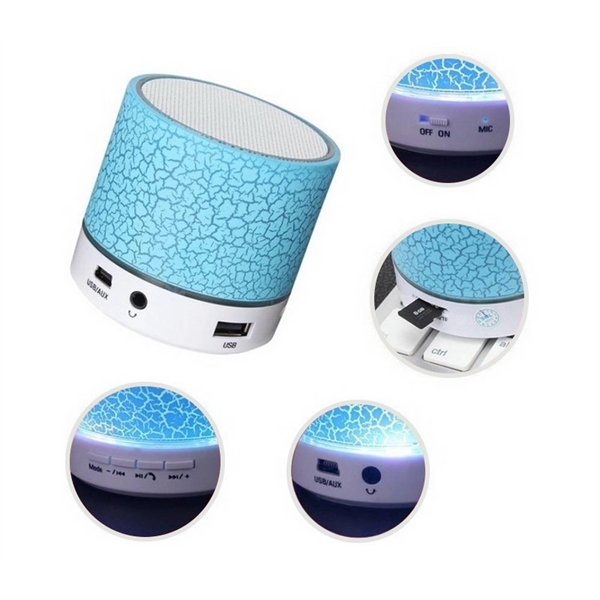 LED Textured Bluetooth Speaker - Image 4