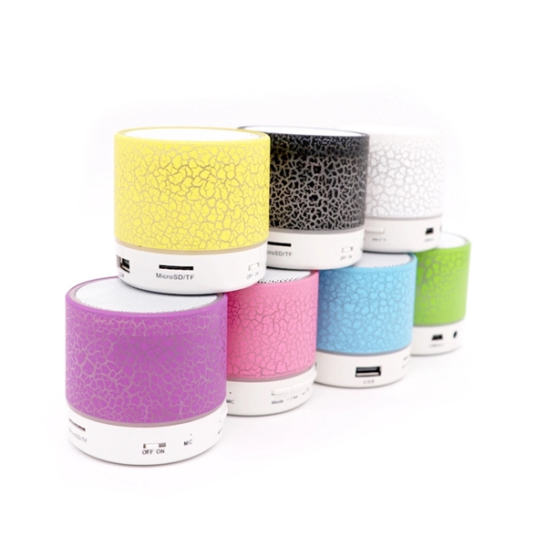 LED Textured Bluetooth Speaker - Image 8