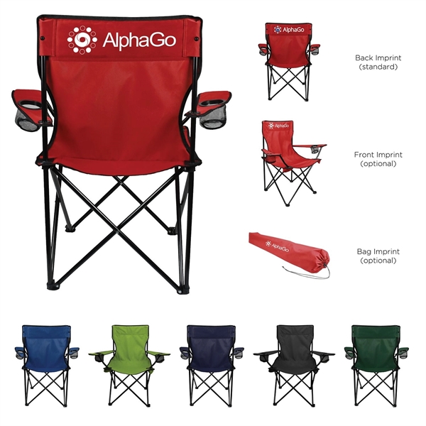 Folding Captains Chair with Carry Bag - Image 1