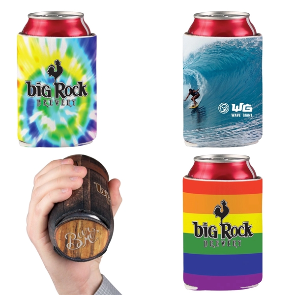 Full Color Foam Can Cooler - Image 1