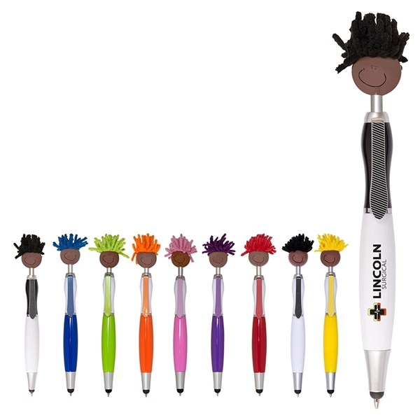 Multicultural MopToppers® Screen Cleaner with Stylus Pen ... - Image 1