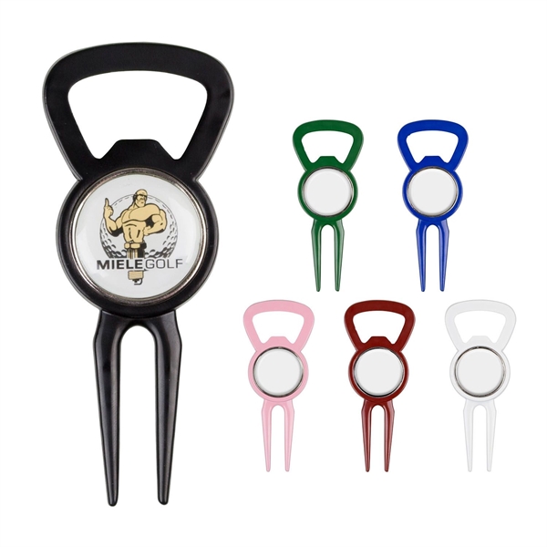 Bottle Opener Tool with Ball Marker - Image 1