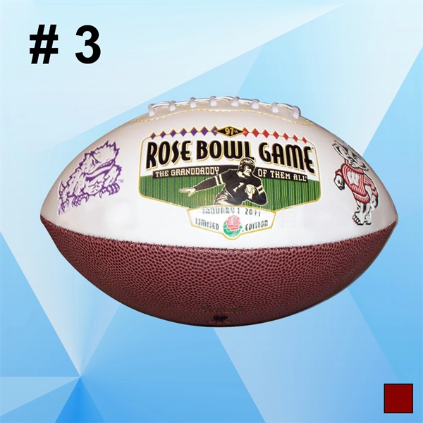 Two-tone Football Rugby Ball - Image 1