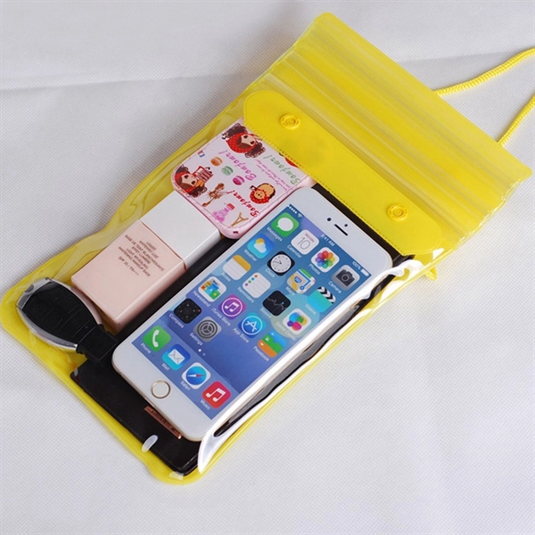 Custom Waterproof Phone Pouch With Lanyard - Image 2