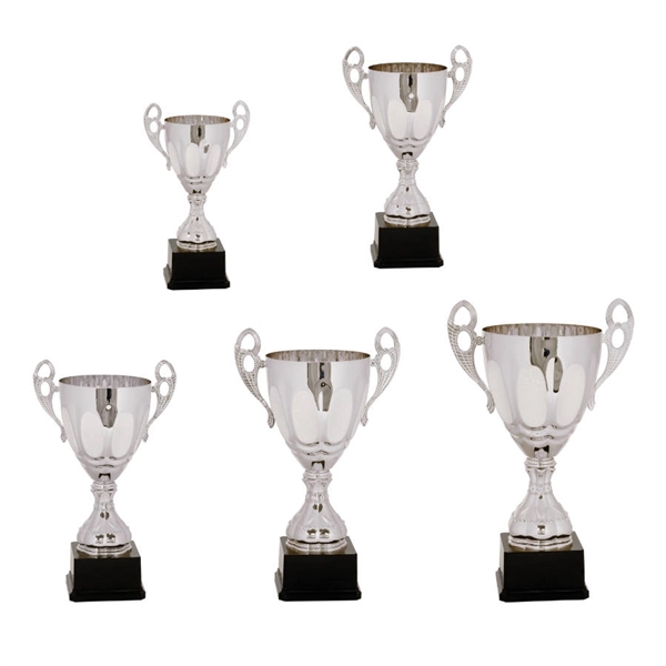 700 Series Silver Metal Trophy Cup with Base